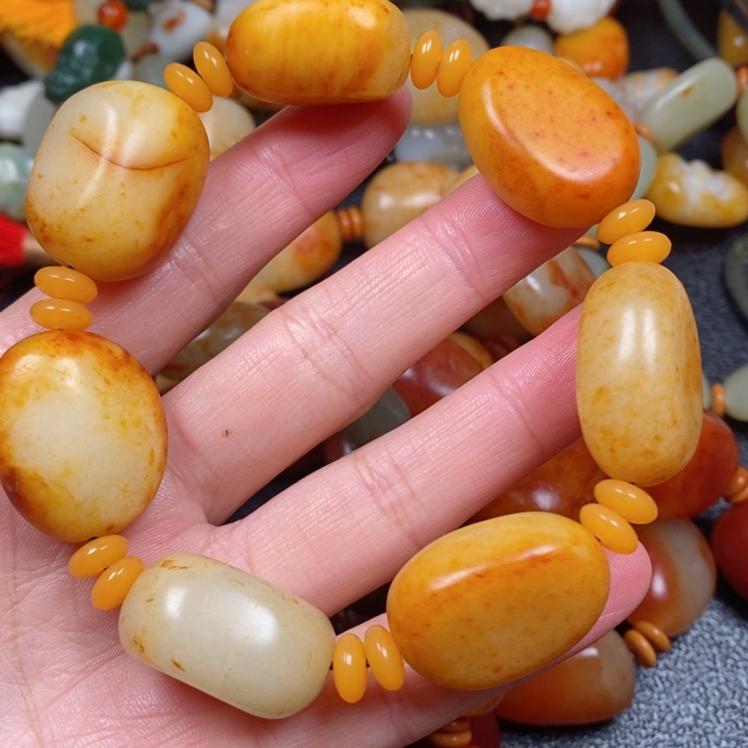 和田玉手链未镶嵌