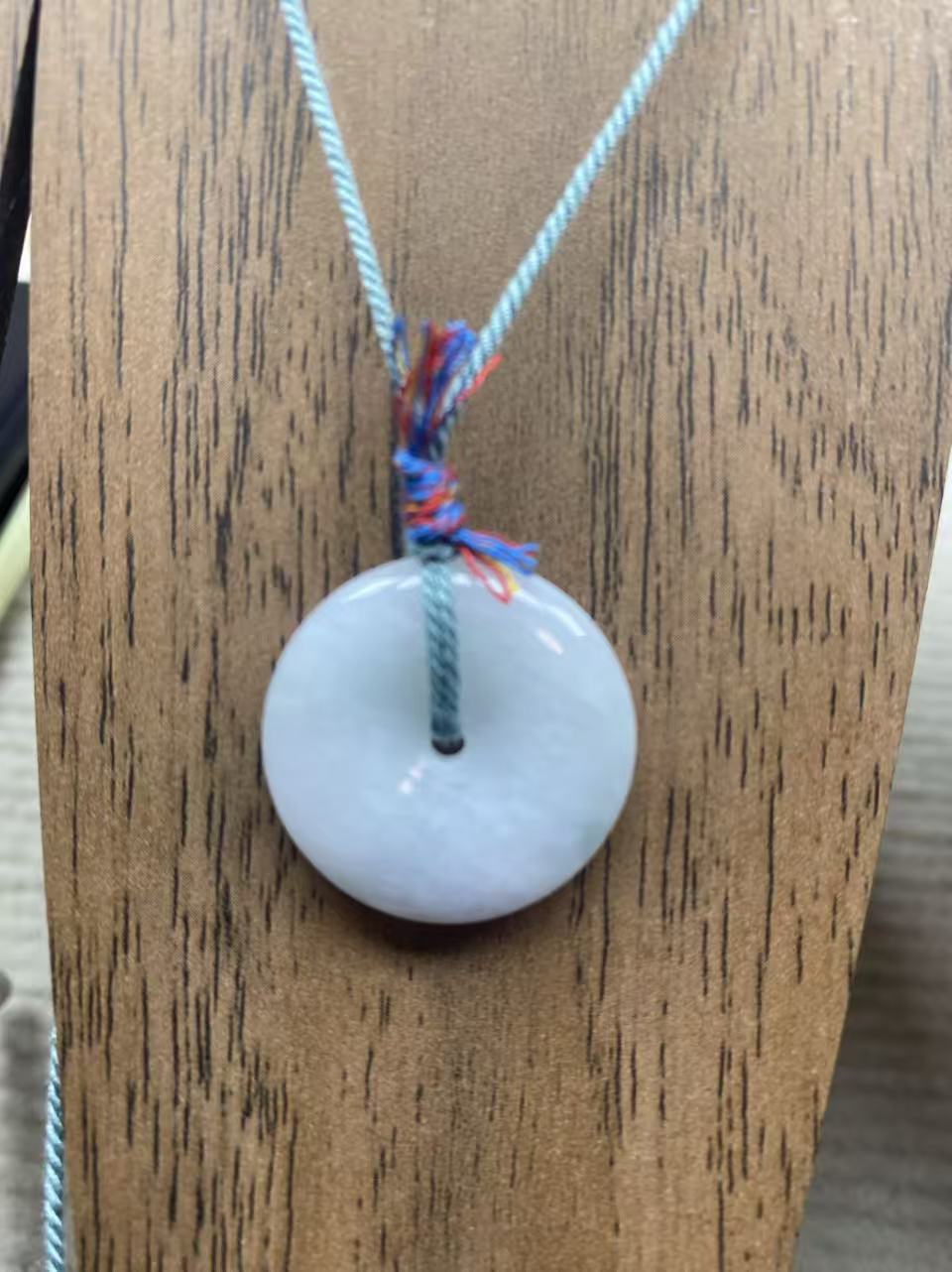 精品缅甸A货翡翠平安扣吊坠