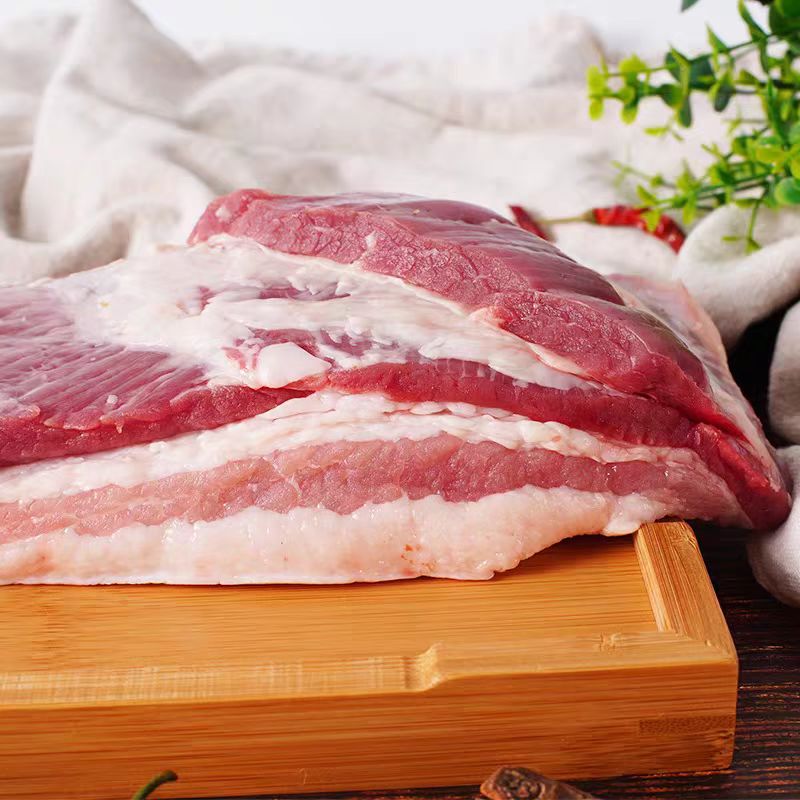 【特价福利】优选五花肉 精品新鲜原切大块带皮五花肉 急冻锁鲜发货