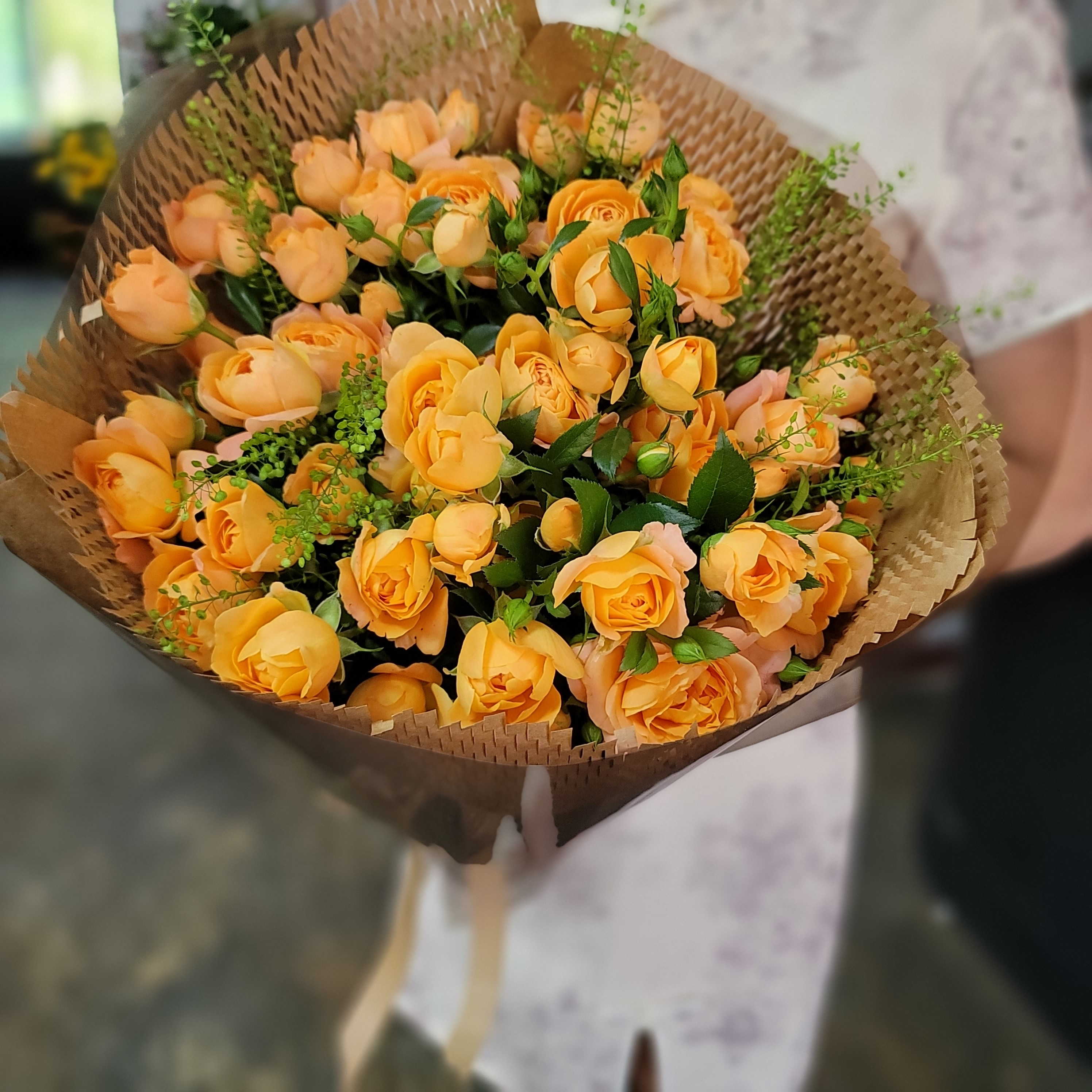 果汁阳台花束送朋友闺蜜老婆