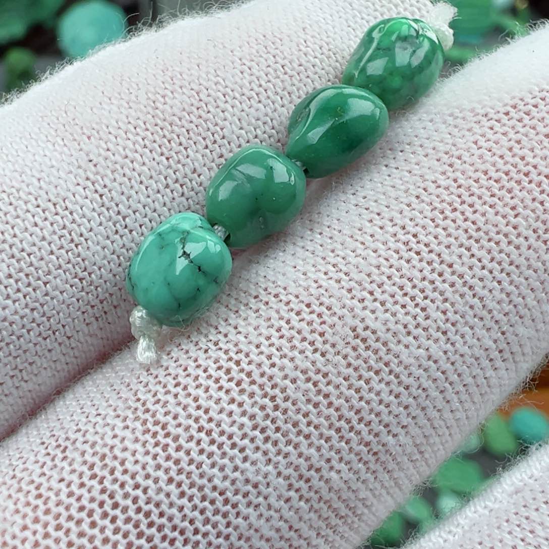 绿松石菜籽黄绿松石Z未镶嵌