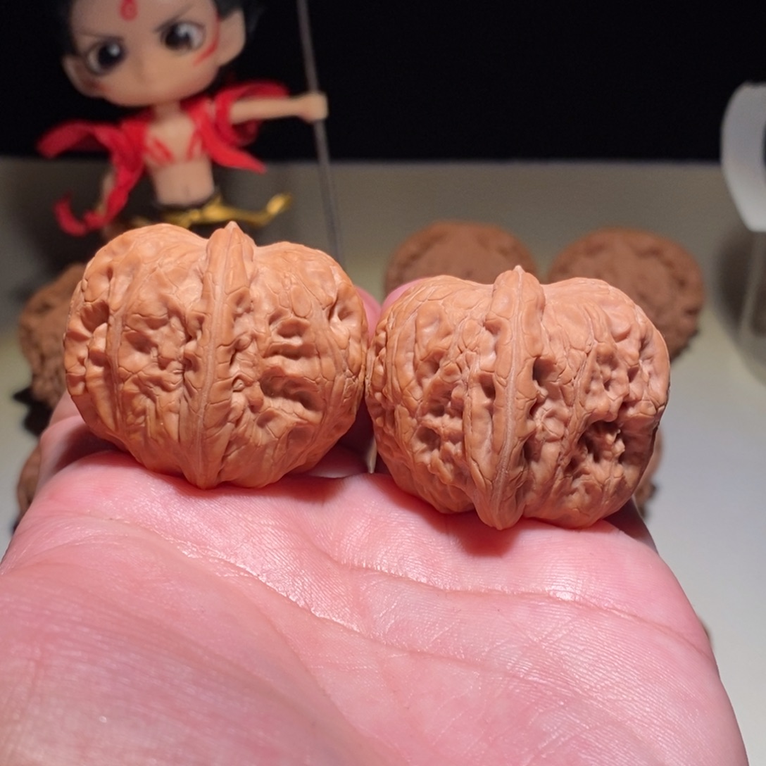 闲***步文玩核桃把件元宝全品39