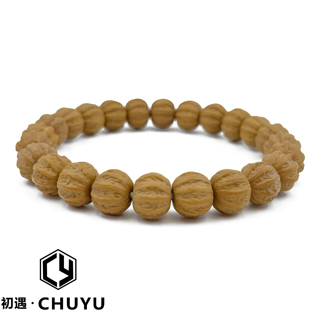 【初遇出品】京八棱全品无暇 猴头核桃手串 精工 飞碟八棱 磨盘矮庄