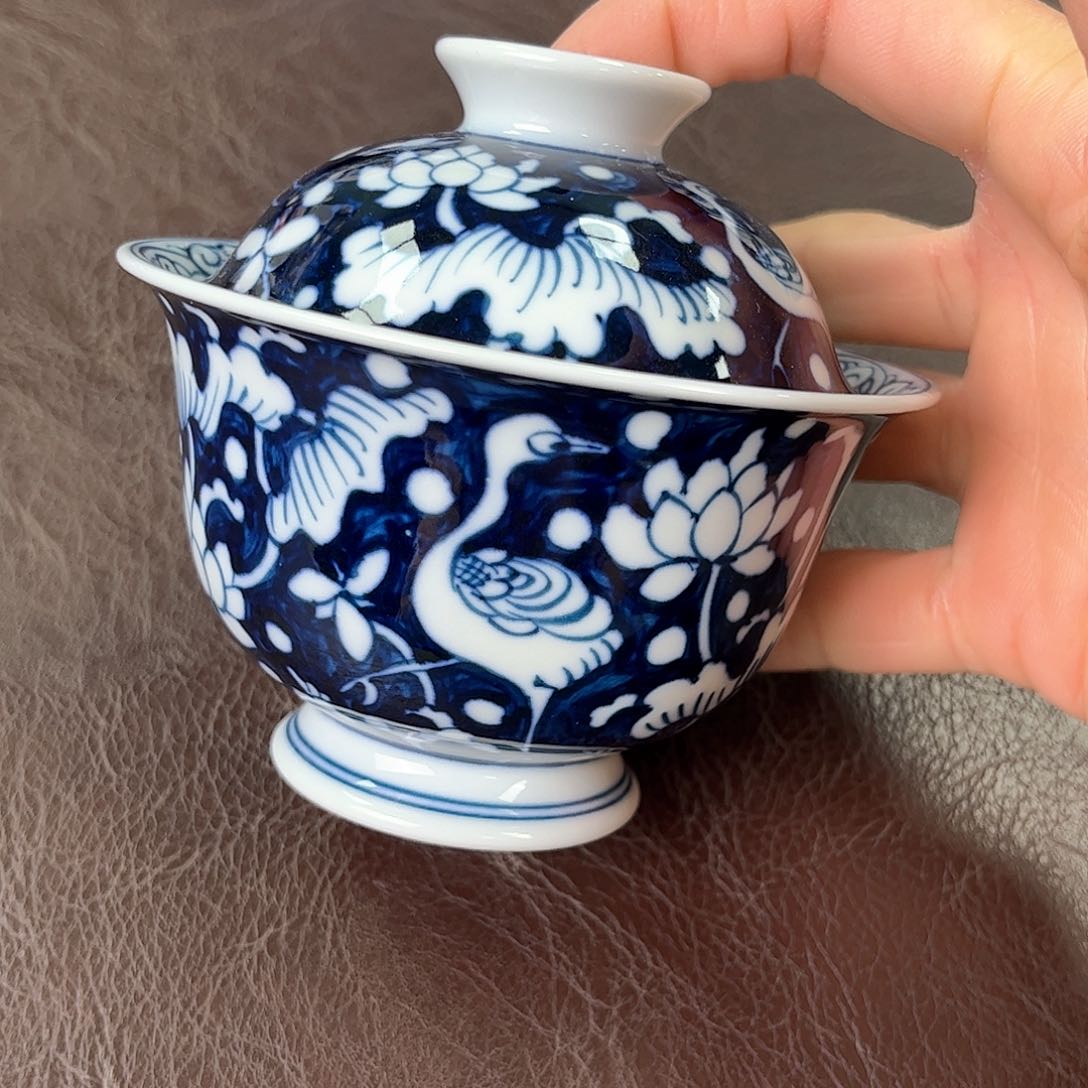 杯手绘高温瓷器瑕疵