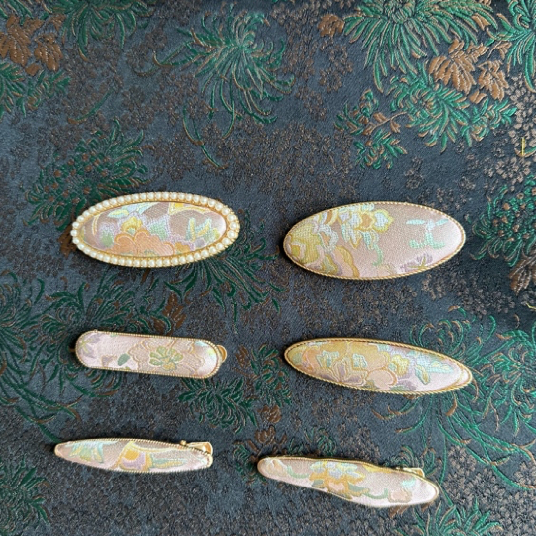 宋锦发夹发饰 手工制作 不退不换 一物一拍