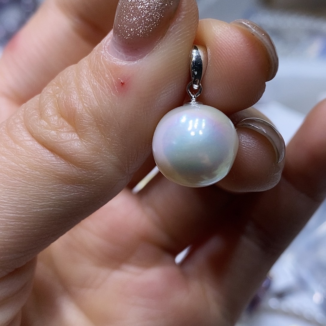 淡水珍珠耳钉未镶嵌