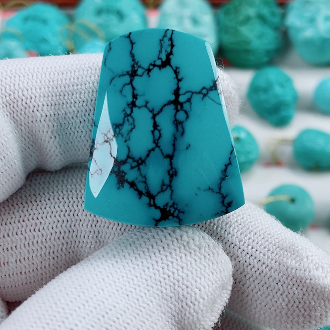 绿松石未镶嵌车挂