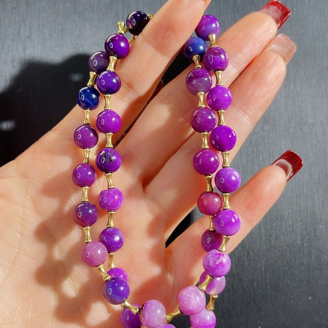 苏纪石（舒俱来）项链k金未镶嵌