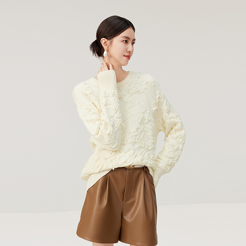 【时初专属】BADINA毛针织衫644P131