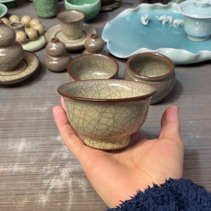 蒋加宝 传世哥窑 压手