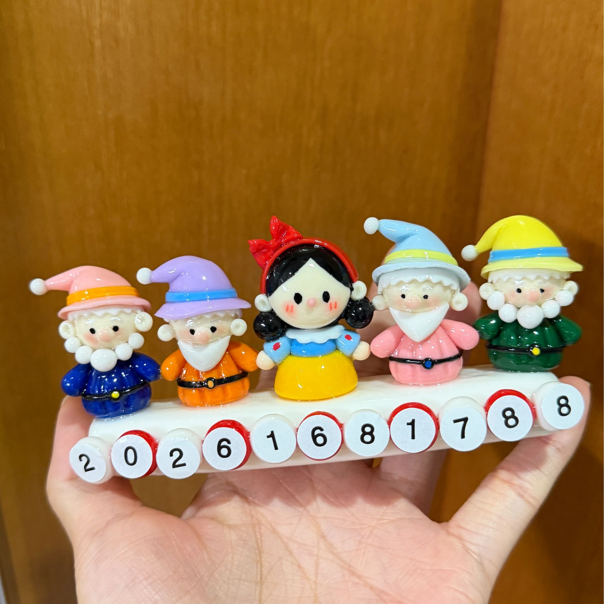 【裱花团扇】粘土树脂手工树脂粘土手绘手工工艺品diy