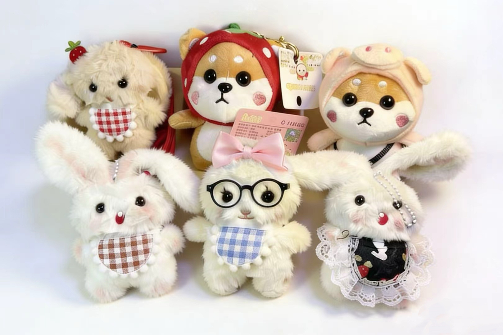 【直播拆】超可爱软fufu毛绒玩具挂件（非直播拍不拆）