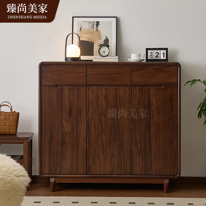 （直播专享）乌金木三门鞋柜