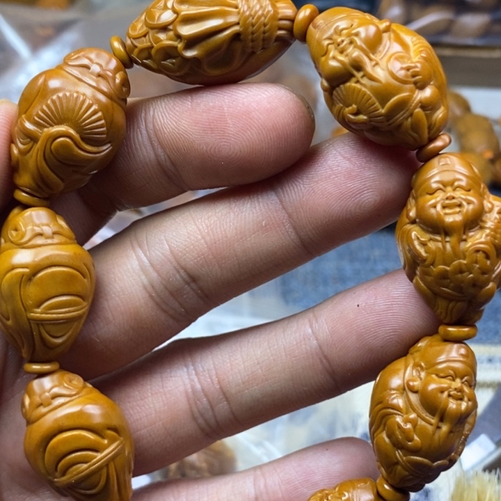 手串/手链橄榄核橄榄核雕工艺手串