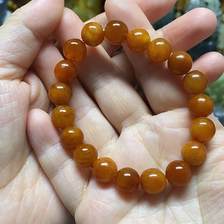 蛇纹石玉未镶嵌手链