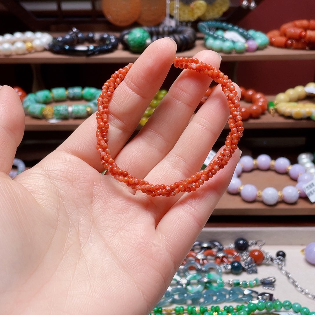 南红玛瑙合金耳饰饰品