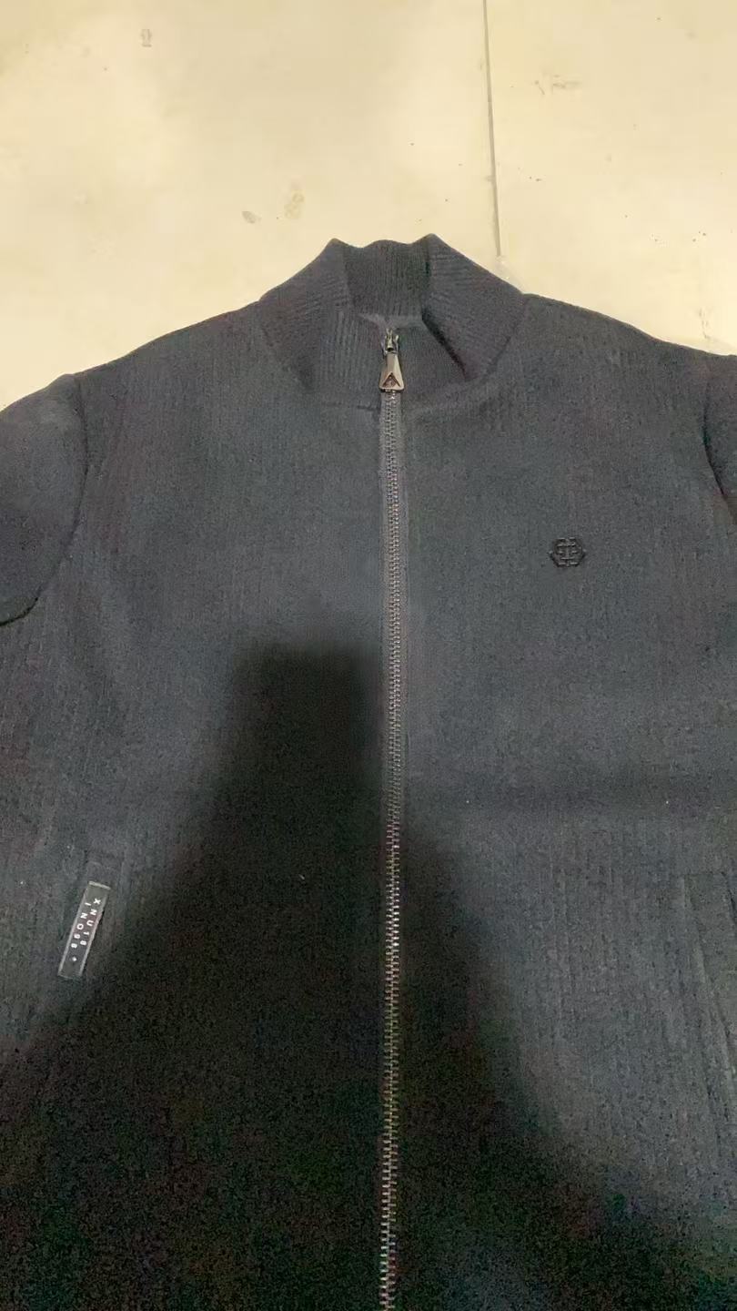 3916立领雪尼尔加厚外套150斤之内