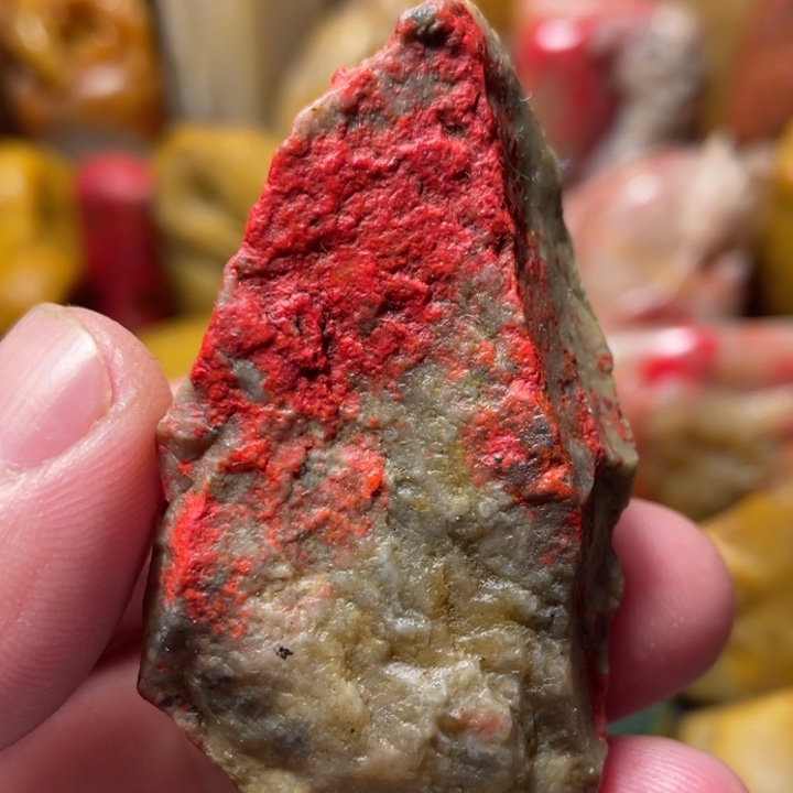 田黄石昌化鸡血石