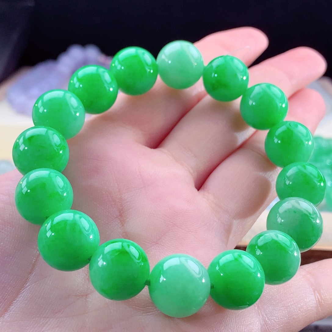 翡翠手链未镶嵌卡13