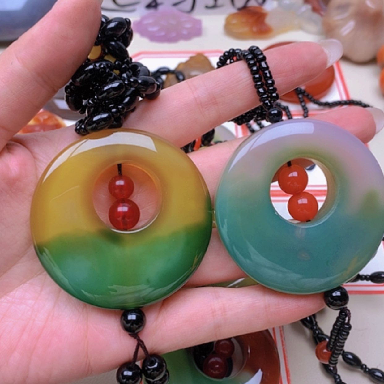 【闪购商品】未镶嵌玛瑙/玉髓珠宝半成品晓*米