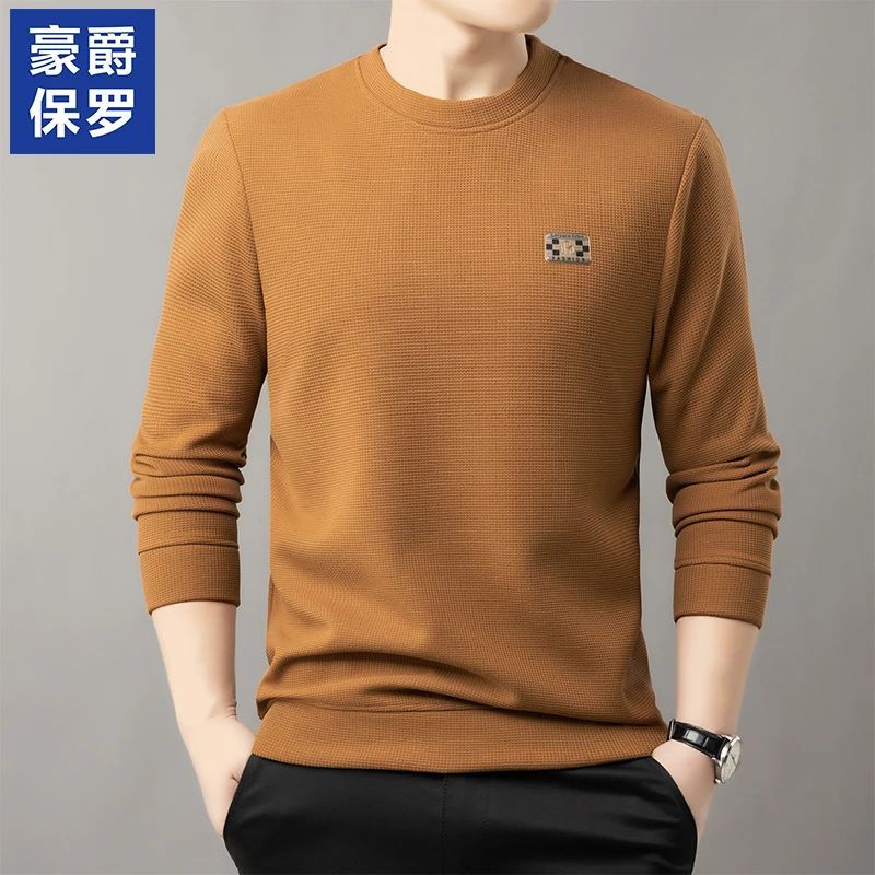 A3492套头常规款字母春秋男装宽松透气休闲卫衣长袖保暖