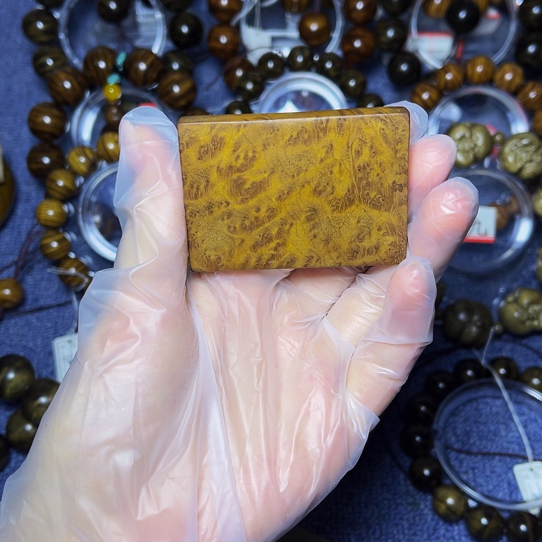 手串/手链楠木（金丝楠）枯木瘤疤无事牌