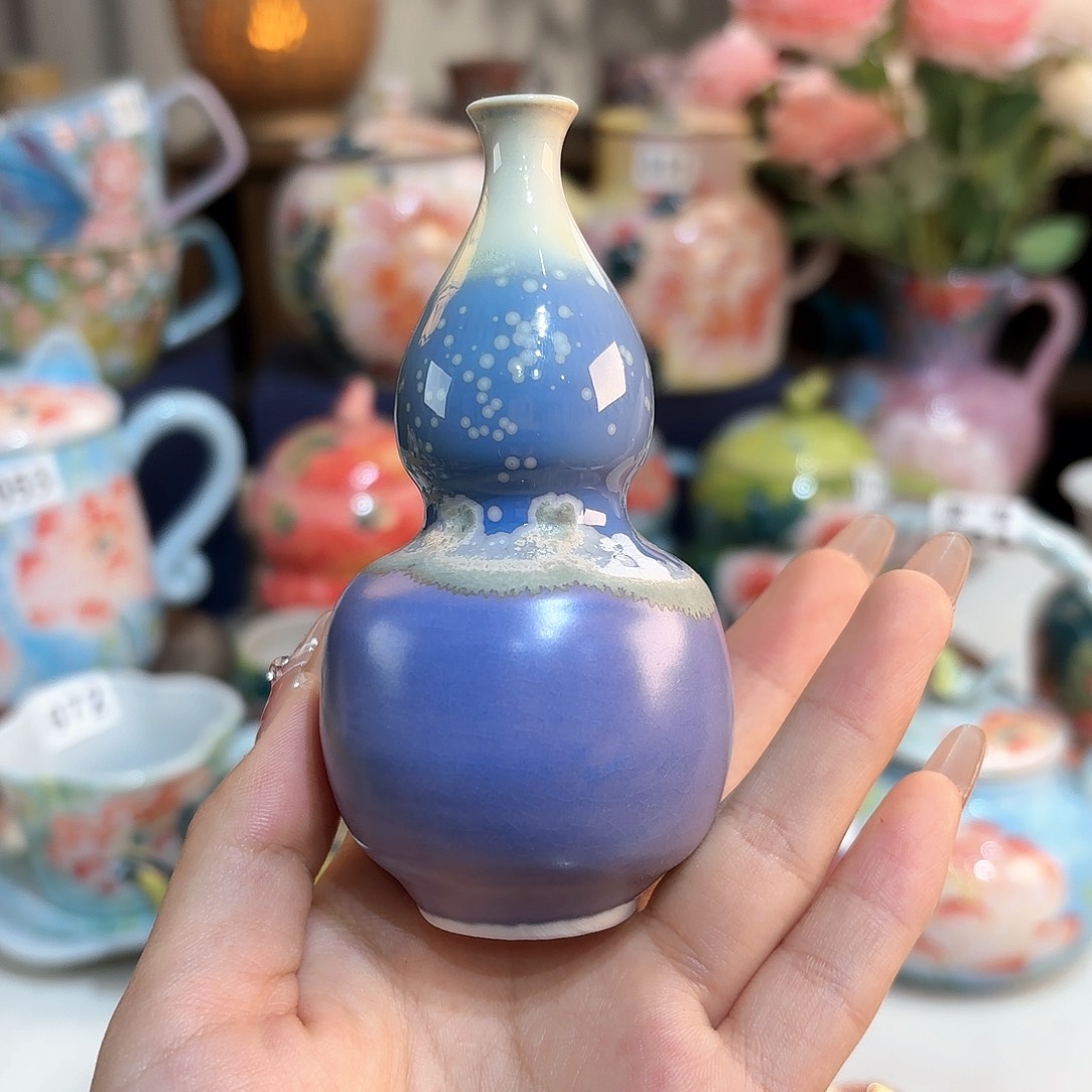 景德镇手绘高温釉下彩陶瓷茶具