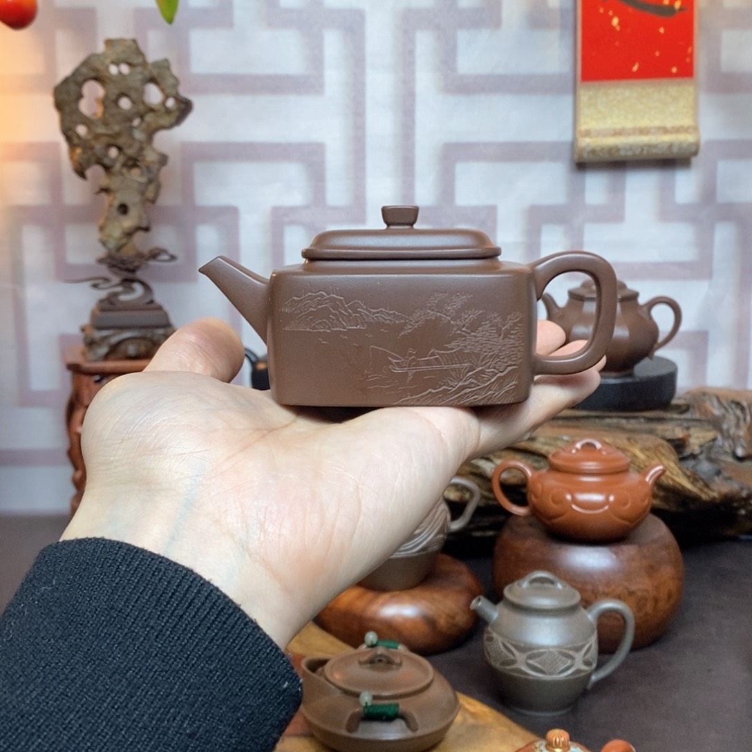 紫砂茶具紫泥方器