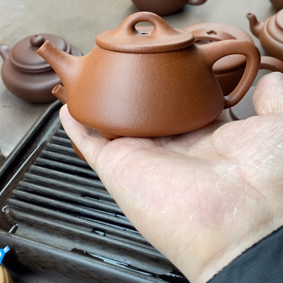 紫砂茶壶紫砂壶石瓢