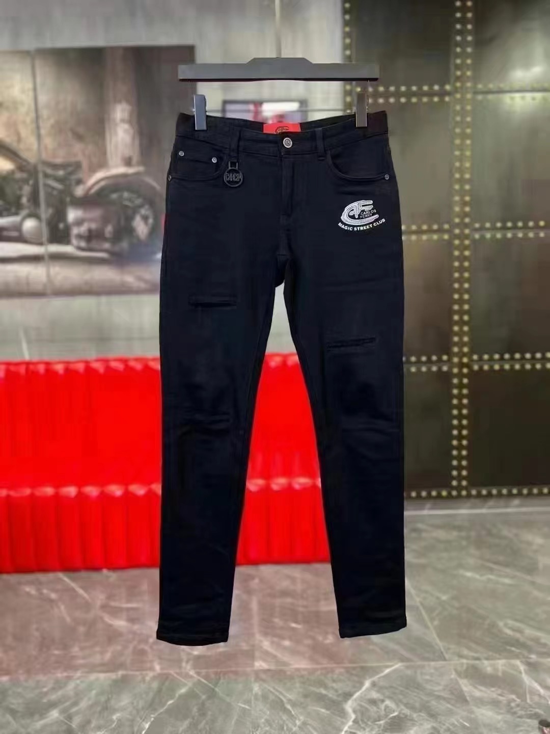 意大利C+秋冬新款潮品轻奢高端气质百搭休闲男士牛仔裤K652