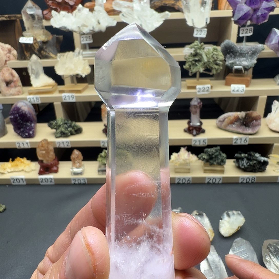 石材水晶摆件，666