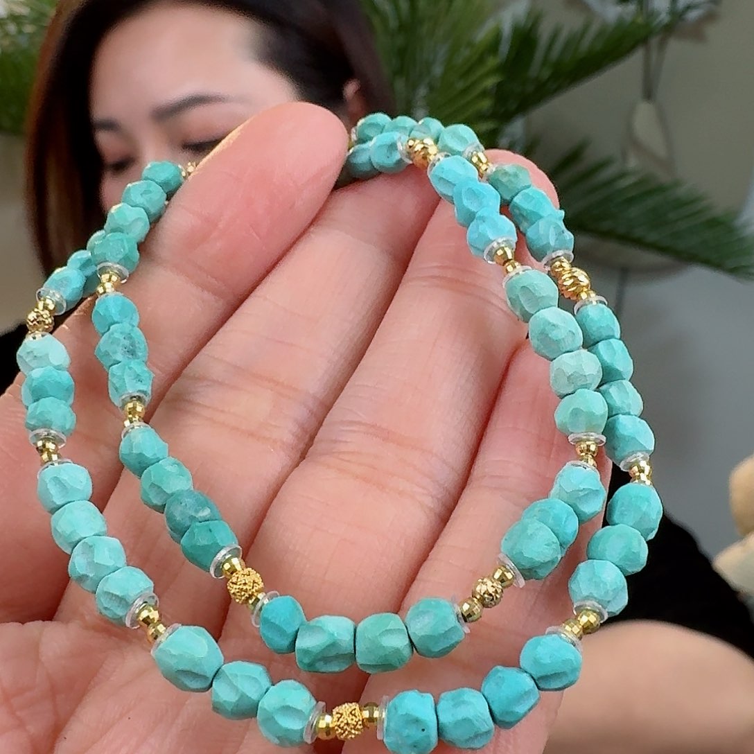 绿松石珠宝奇石未镶嵌