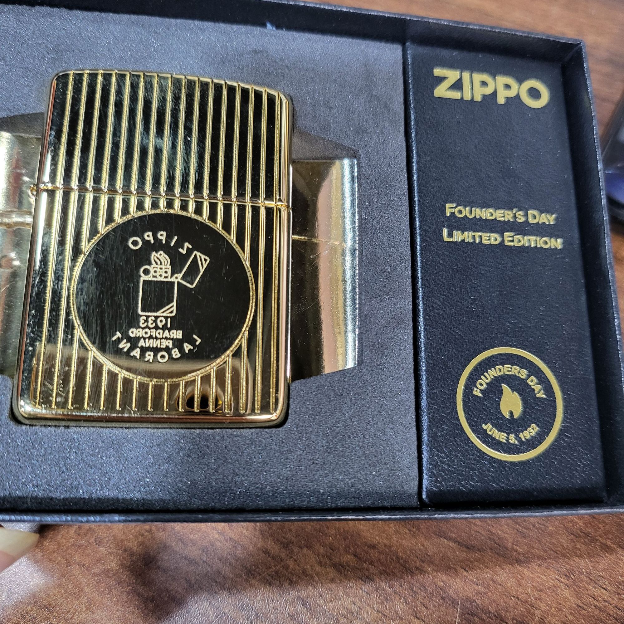 ZIPPO美版原版创立纪念机