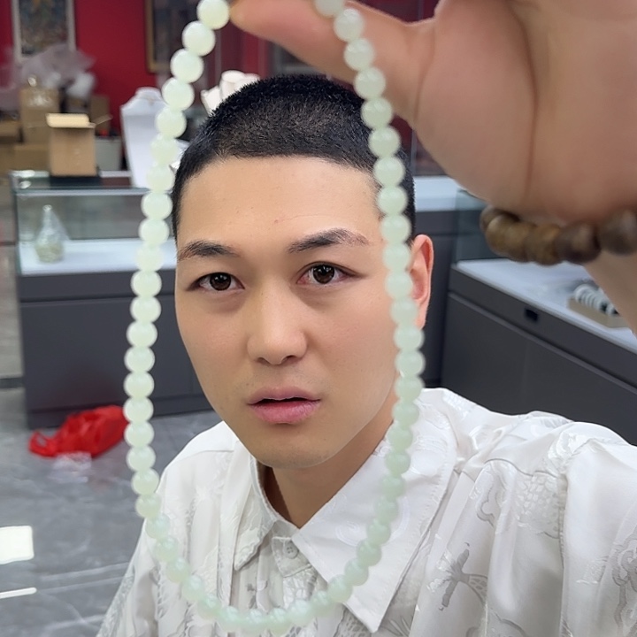 和田玉未镶嵌项链