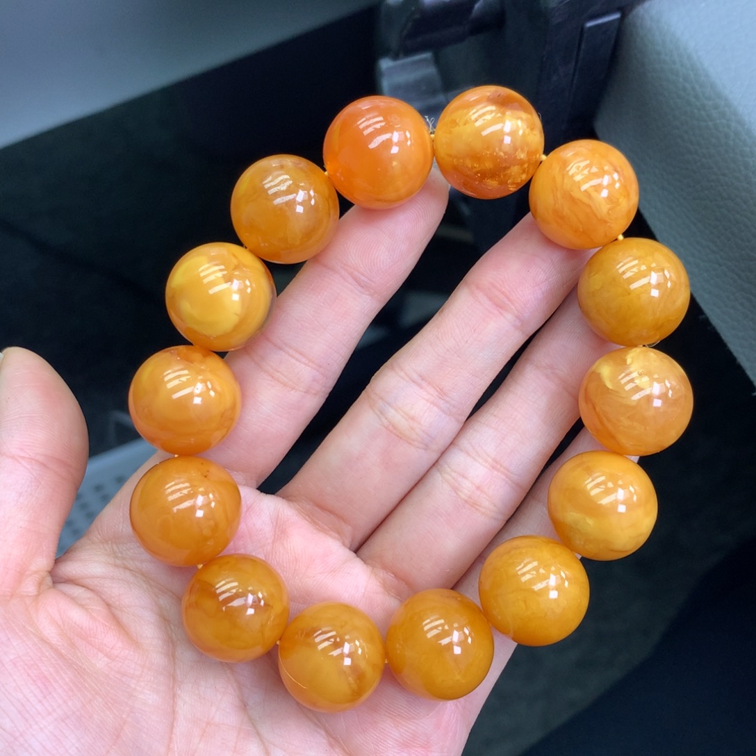 琥珀未镶嵌珠宝奇石17mm
