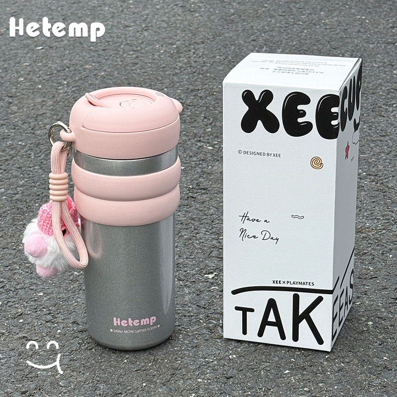 恒度316不锈钢保温杯女生高颜值2025新款大容量保温杯吸管水杯子