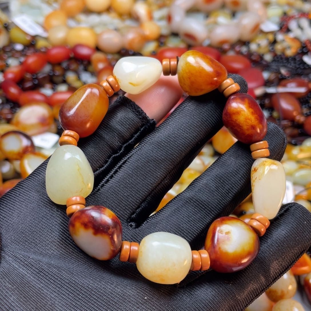 和田玉手链未镶嵌