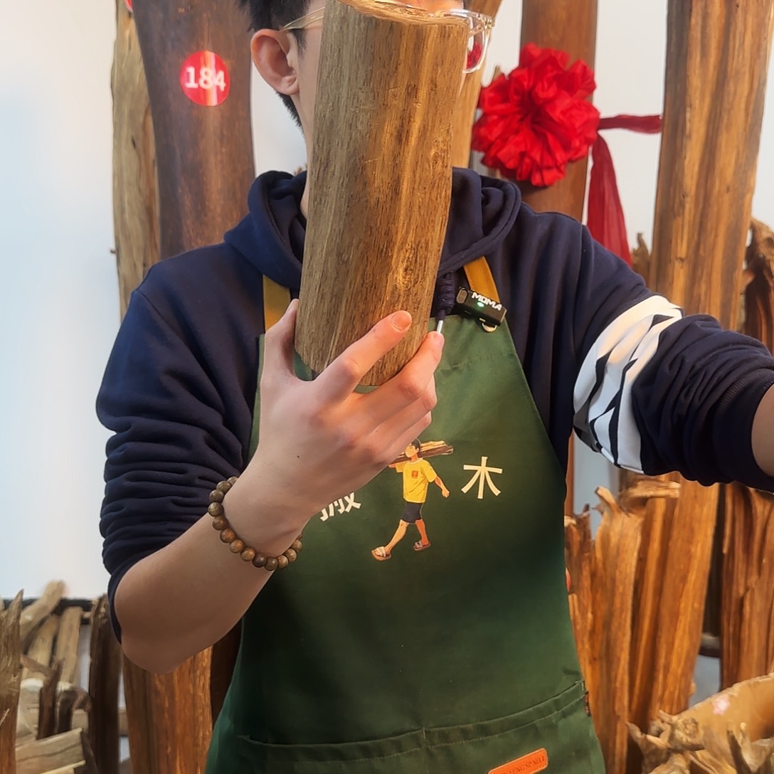 沉香摆件天然沉香原木摆件➕底座