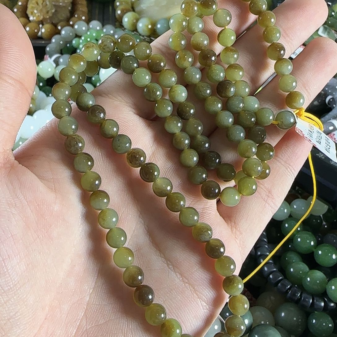 和田玉手链未镶嵌110