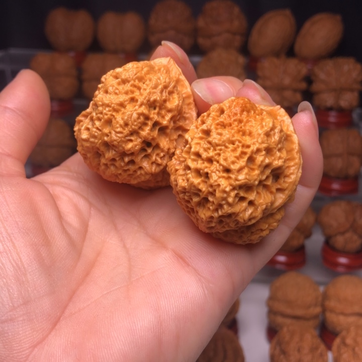 吊坠文玩核桃9火凤金蟾