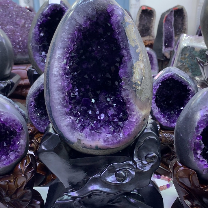 水晶紫水晶未镶嵌实*高1303