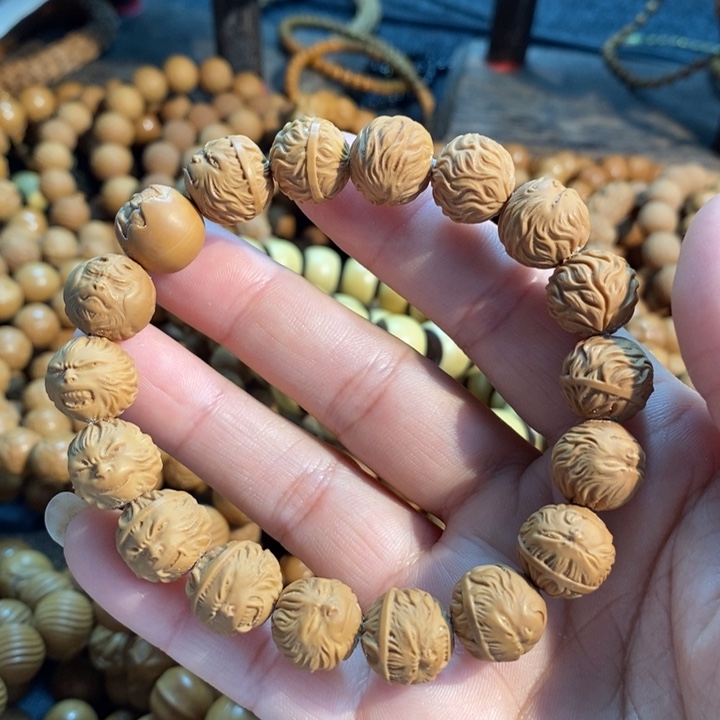 猴头核桃手串14+悟空