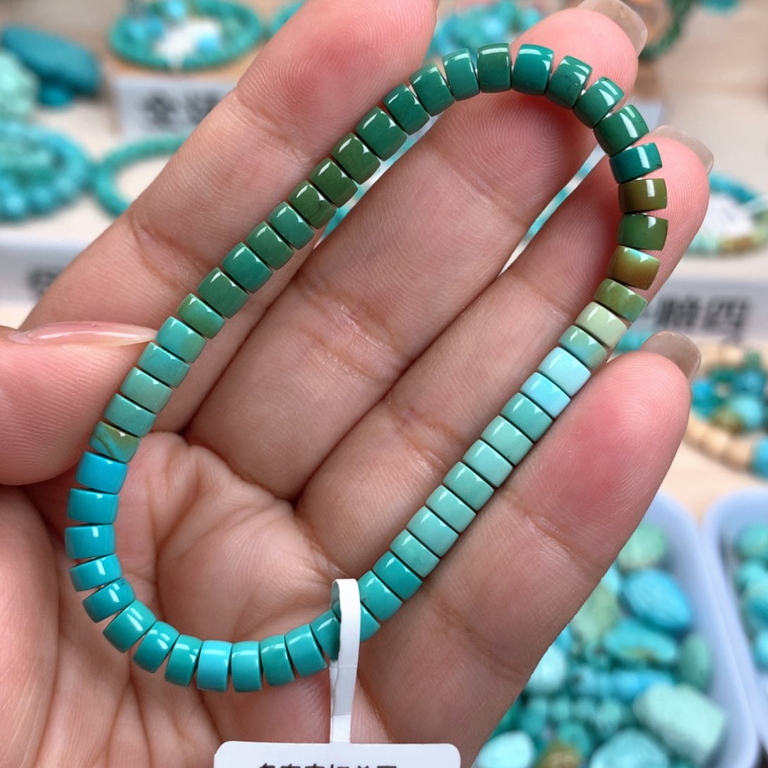 绿松石未镶嵌直切5