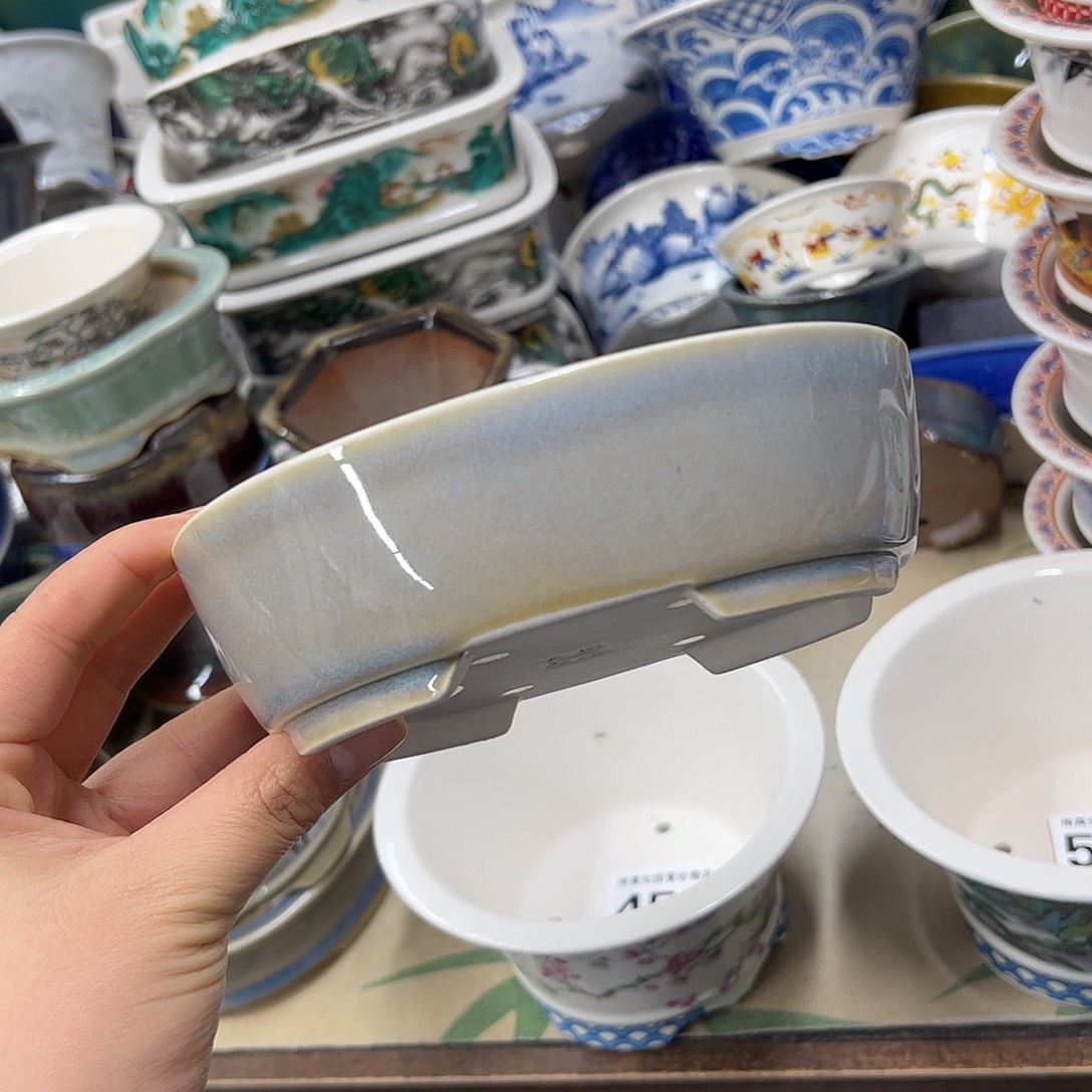 紫砂花盆470号瑕疵15/12/5cm窑变