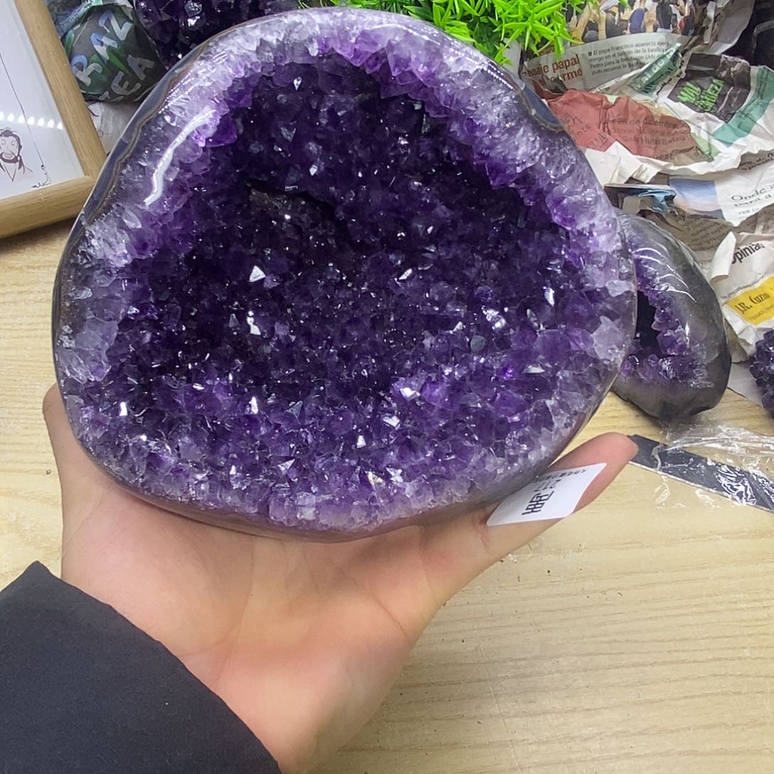 珠宝半成品未镶嵌紫晶