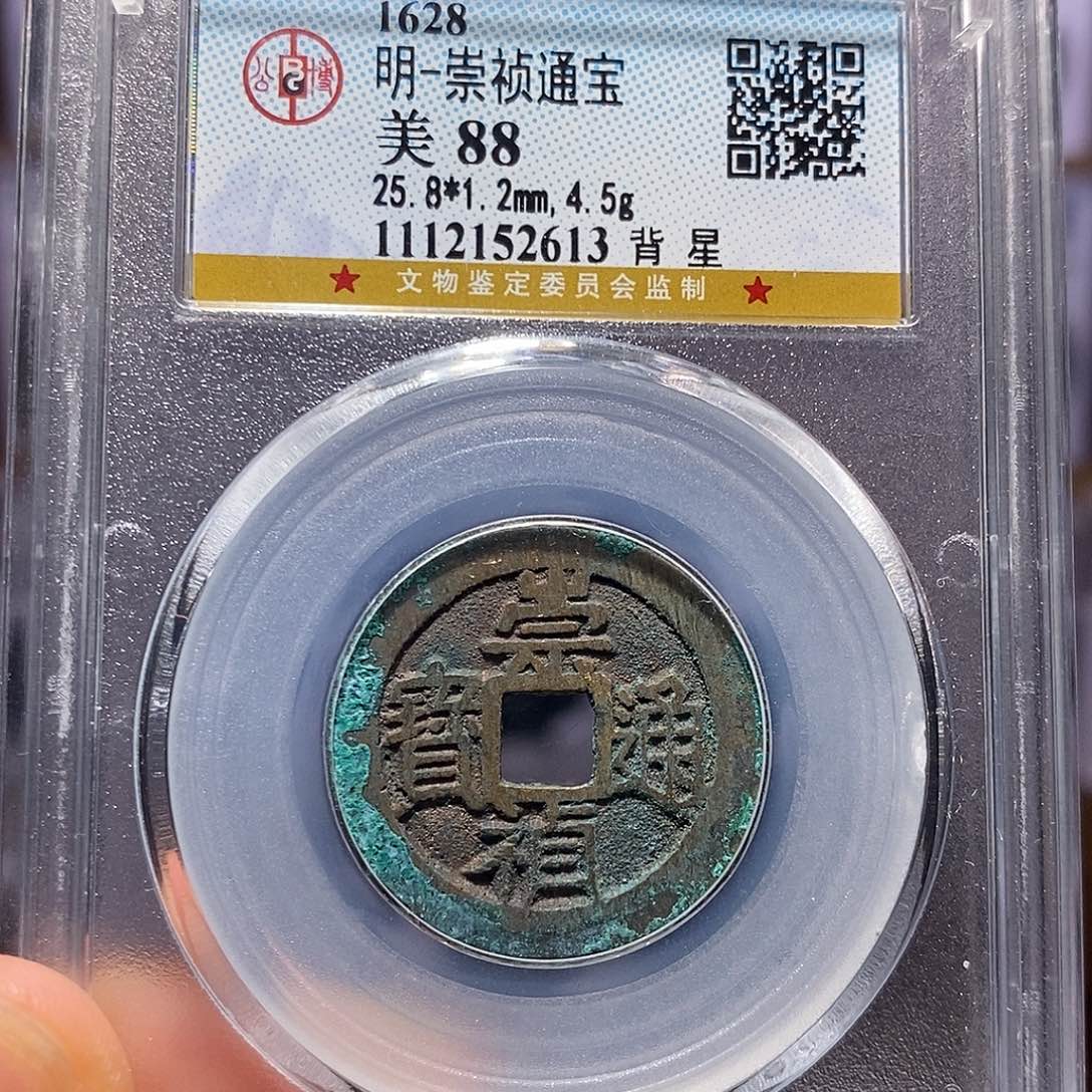 铜崇祯 背星 2613