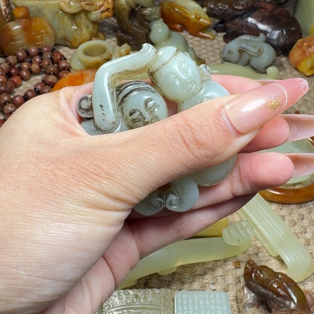 白玉菩提吊坠挂件