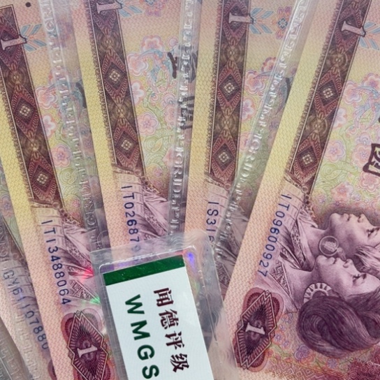 纸退市币801天蓝之星全新10张