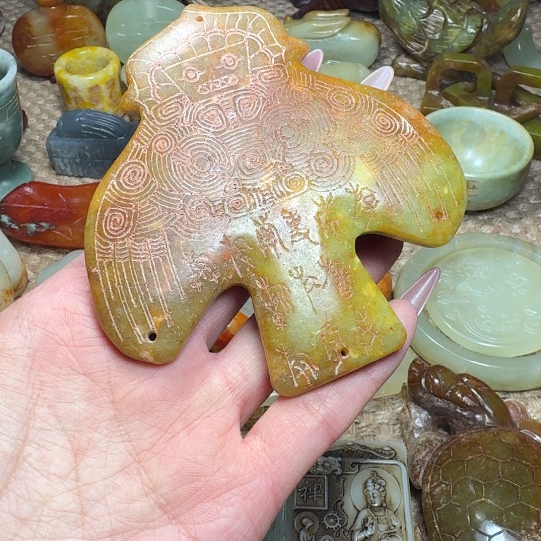 白玉菩提吊坠挂件