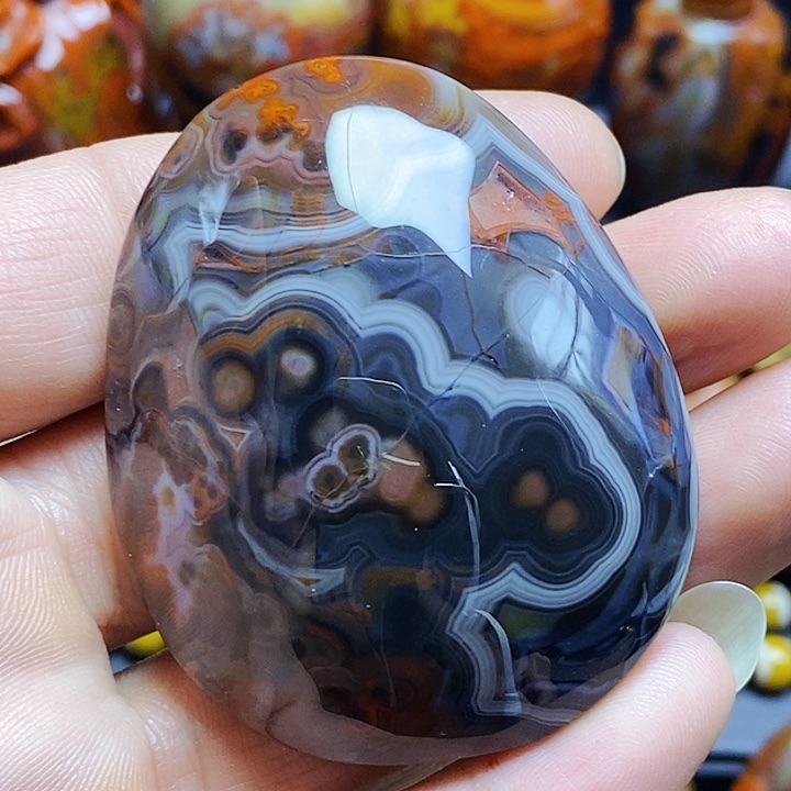 玛瑙/玉髓吊坠(不含链)未镶嵌